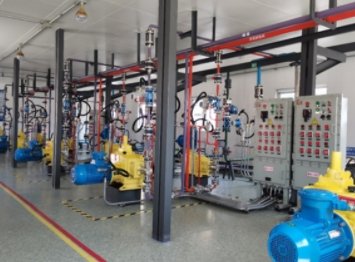 High-pressure injection skid