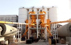 Ball mill with horizontal classifier