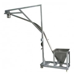 Model of flexible screw conveyor
