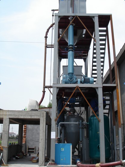 Inland River Bulk Material (Negative Pressure) Barge Unloading and Conveying Device