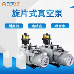 Rotary vane vacuum pump