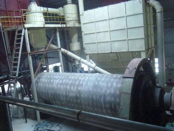 Ball mill classification line