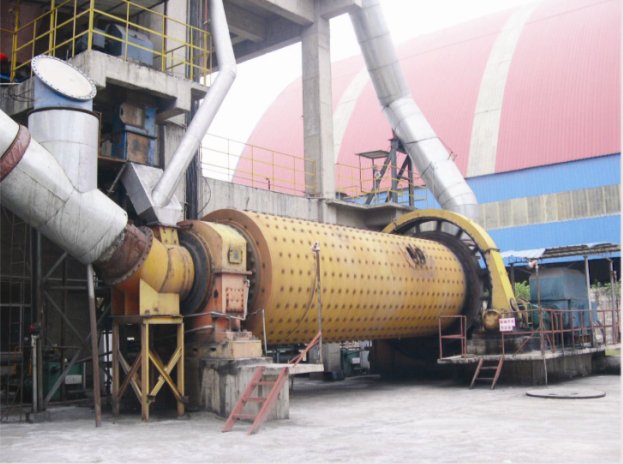 Coal mill with air sweeping