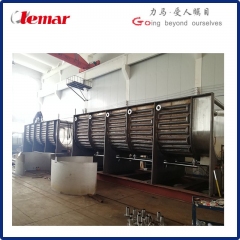 2.5T/h Hollow Double-Shaft Disc Blade Dryer