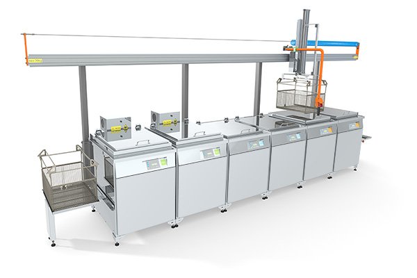 Multi-stage Automatic Production Line Ultrasonic Cleaning Machine
