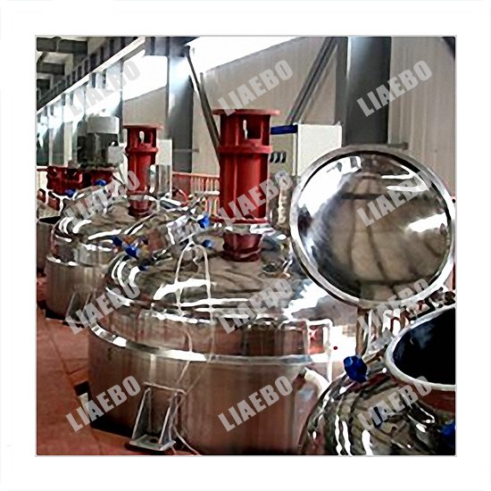 Stainless steel mixing tank
