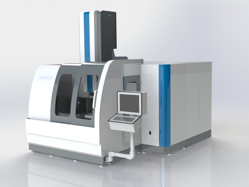 Large-aperture Five-axis CNC Pneumatic Polishing Machine