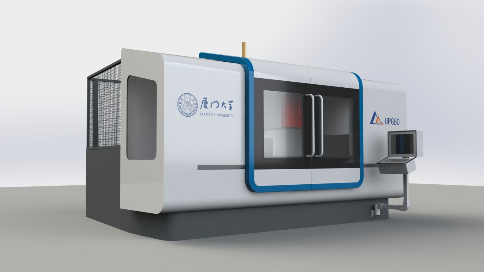Large-aperture optical aspheric ultra-precision grinding machine tool